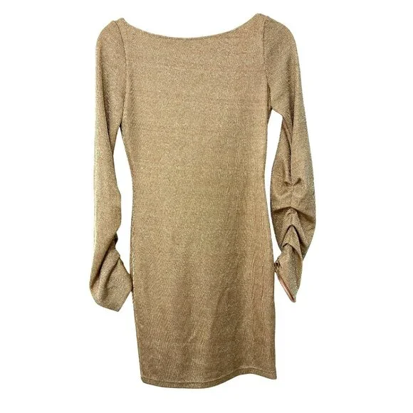 green emerald velvet dress Just Cavalli Metallic Dress